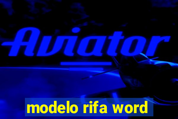 modelo rifa word